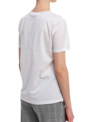 Біла футболка MAX MARA : фото 4 - Invogue